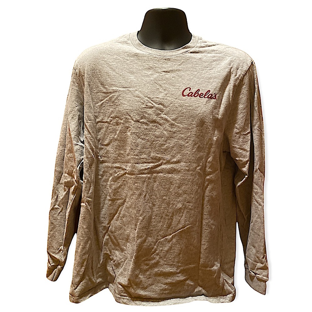Cabela’s men’s light gray long sleeve shirt